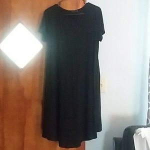 Black t shirt dress